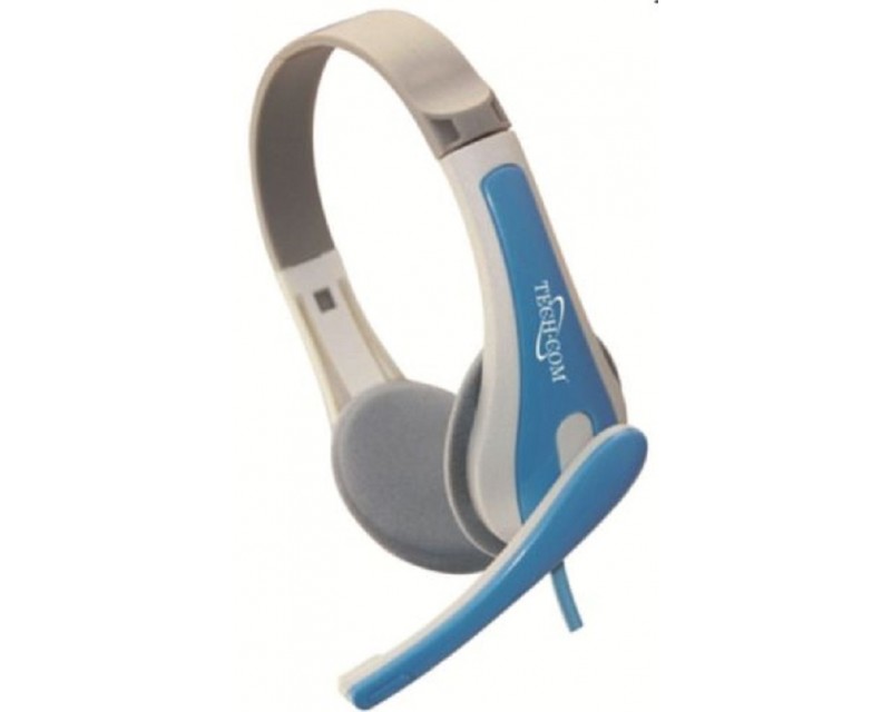 TECH-COM SSD HP 316 ON EAR HEADPHONES (WHITE & BLUE)